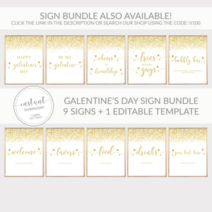 Favors Sign Printable, Galentines Day Decor, Valentines Party Decorations, Valentine Wedding Table Sign, DIGITAL DOWNLOAD V100